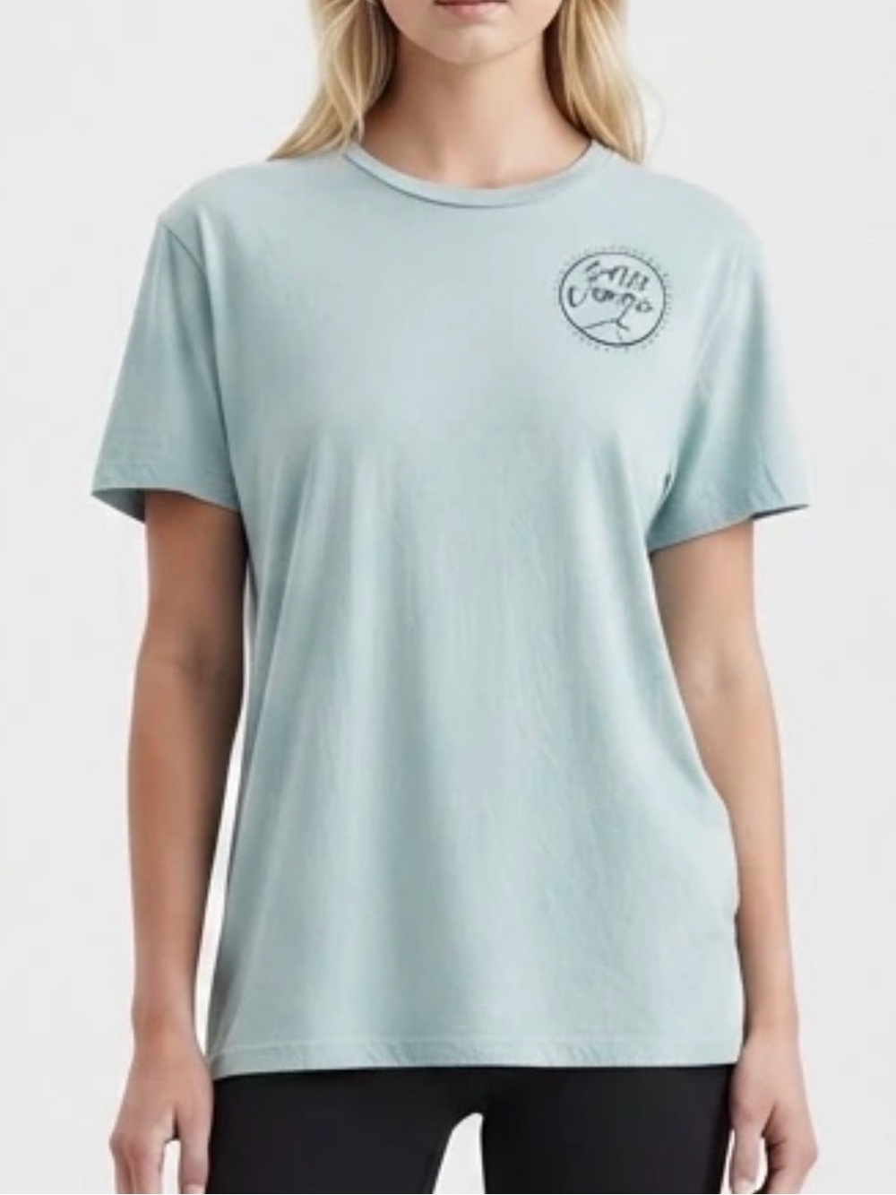 Cotton Heritage San Diego California Mint Blue T-Shirt